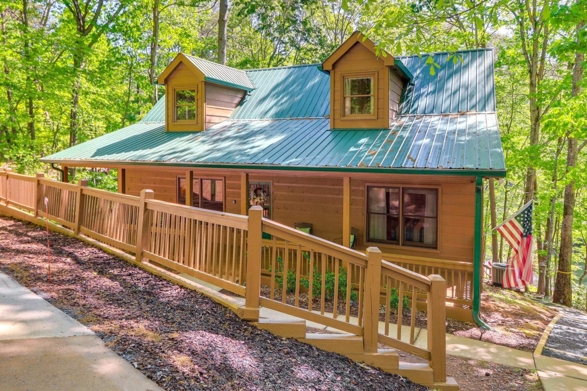 Lakeside Cabin Game Room, Dock, Orchard, Wineries Ellijay Eksteriør billede