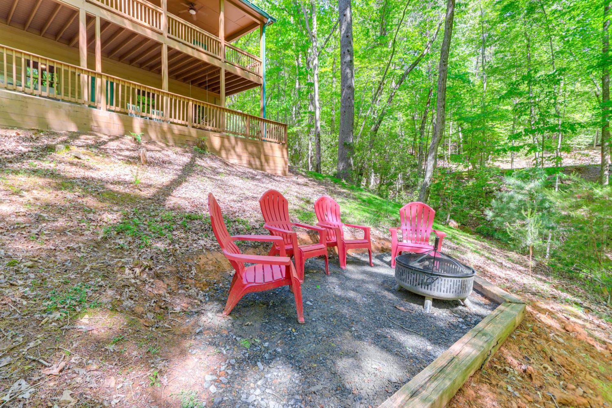 Lakeside Cabin Game Room, Dock, Orchard, Wineries Ellijay Eksteriør billede
